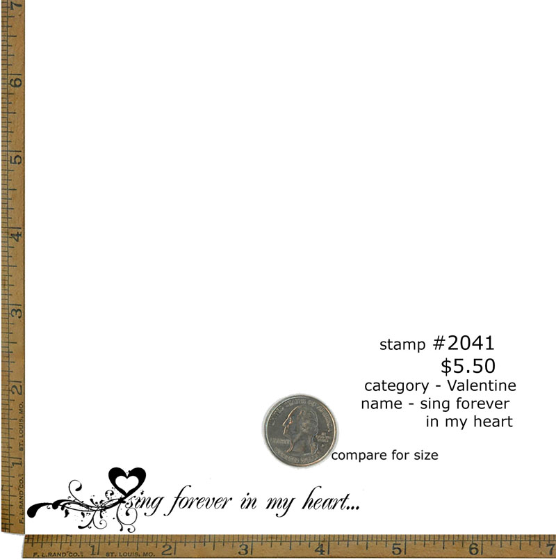 #2041 - Sing Forever in My Heart - Valentine
